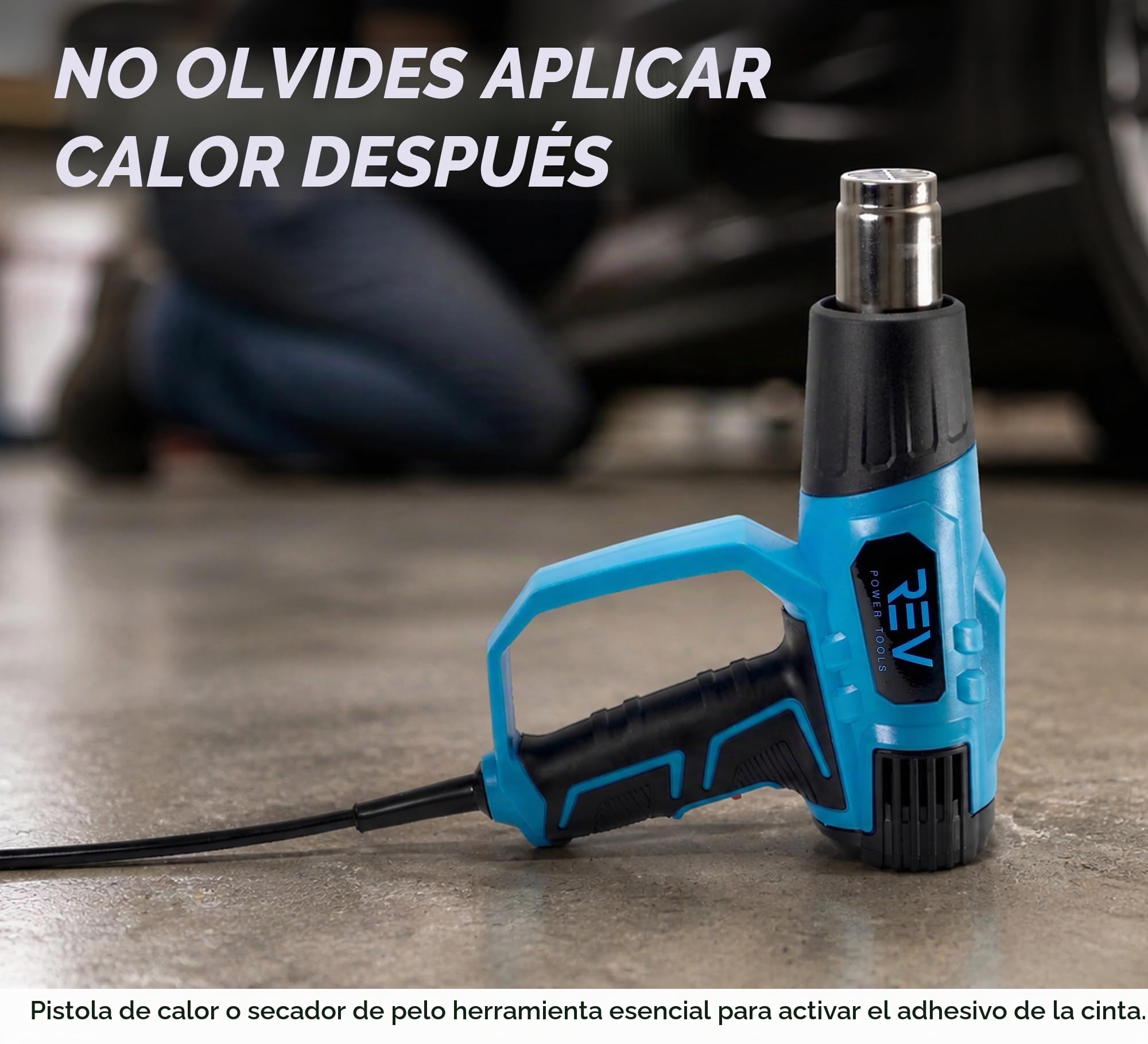 VViViD Cinta adhesiva de reparación para faros delanteros y traseros, color rojo y transparente, paquete de 2 rollos (4,6 cm x 2,1 m)
