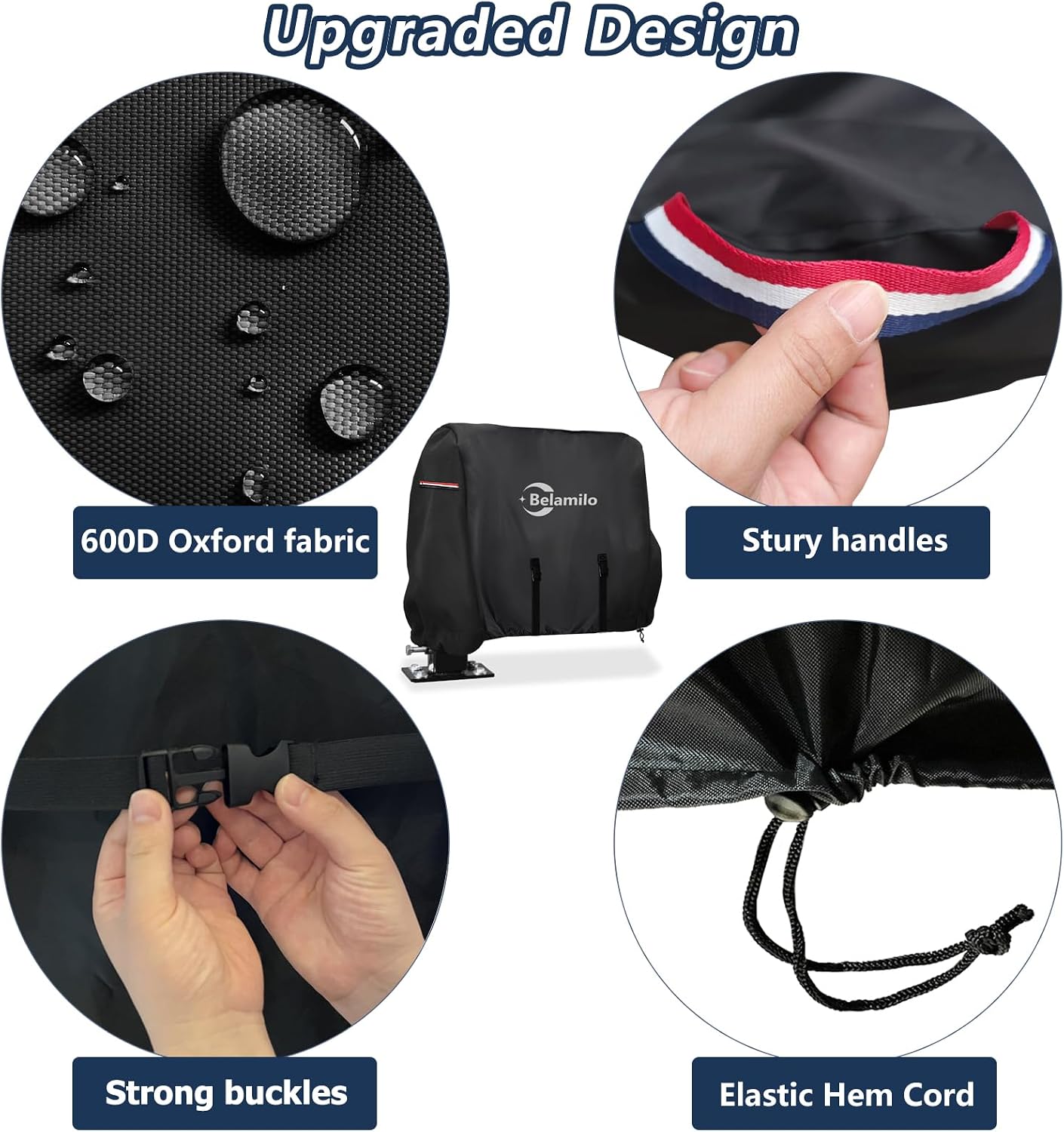 Waterproof Double Welding Lead Reel Cover, All Weather Heavy Duty Protection with Soft Plush Liner