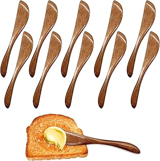 10 Pcs Wooden Butter Spreaders