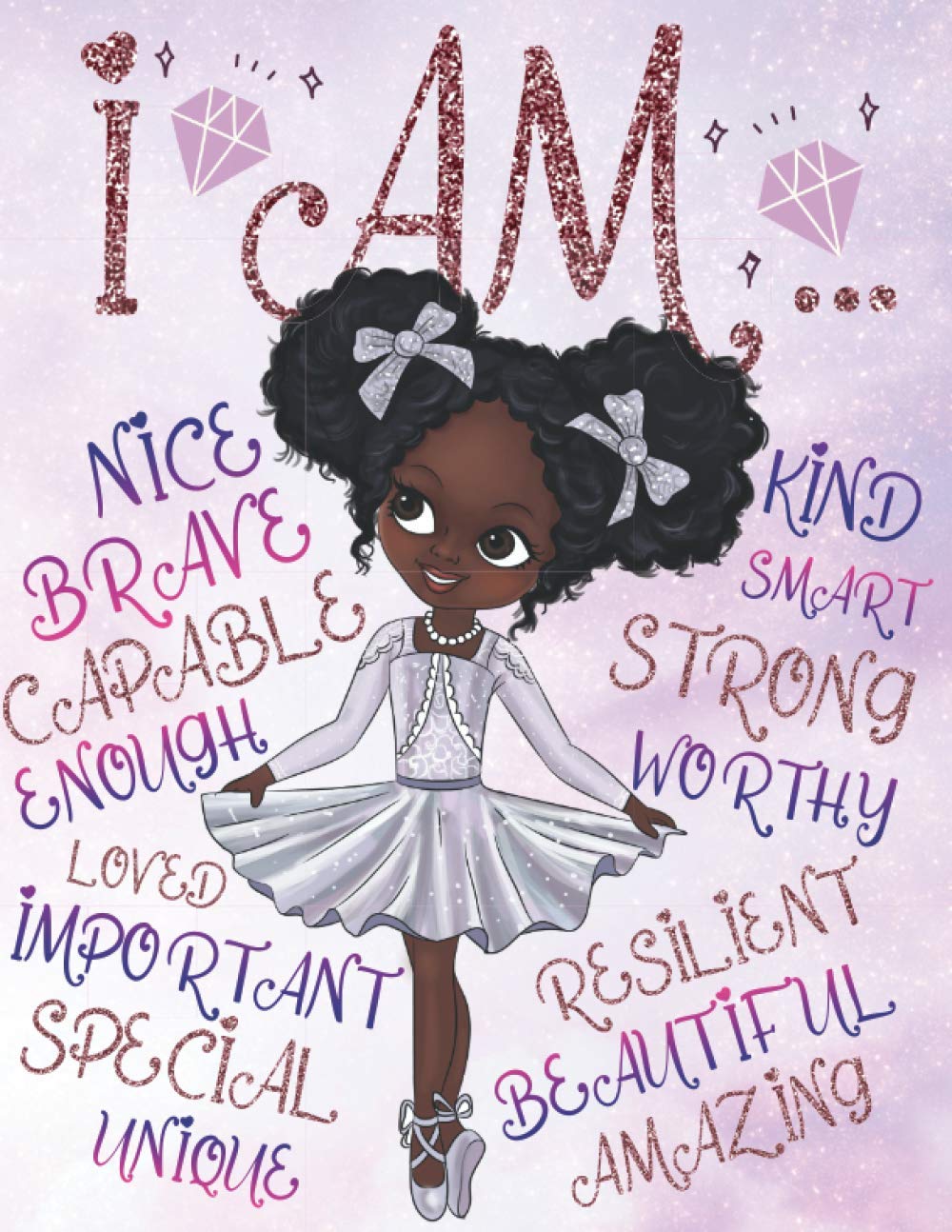 Buy I Am: Empowering Coloring Book for Black and Brown Girls with ...