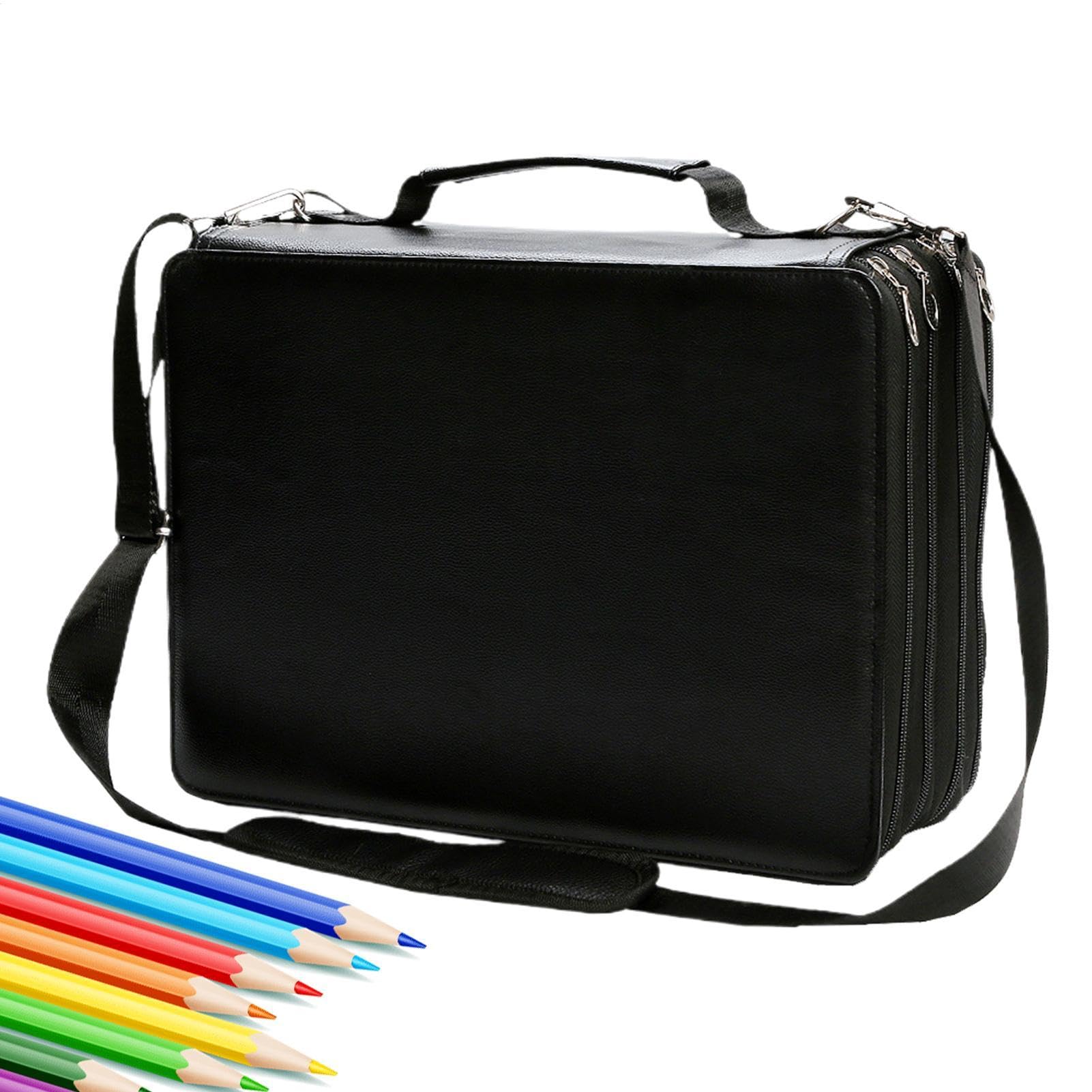 Astuccio Porta Pennarelli Contenitore organizer portatile di grande | Organizer Per Pennarelli Per Hobby, Arte E Artigianato, Cancelleria Scolastica E Porta Penne