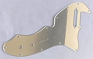 For US Fender Telecaster 69 Thinline Guitar Pickguard (1 Ply Silver Mirror)
