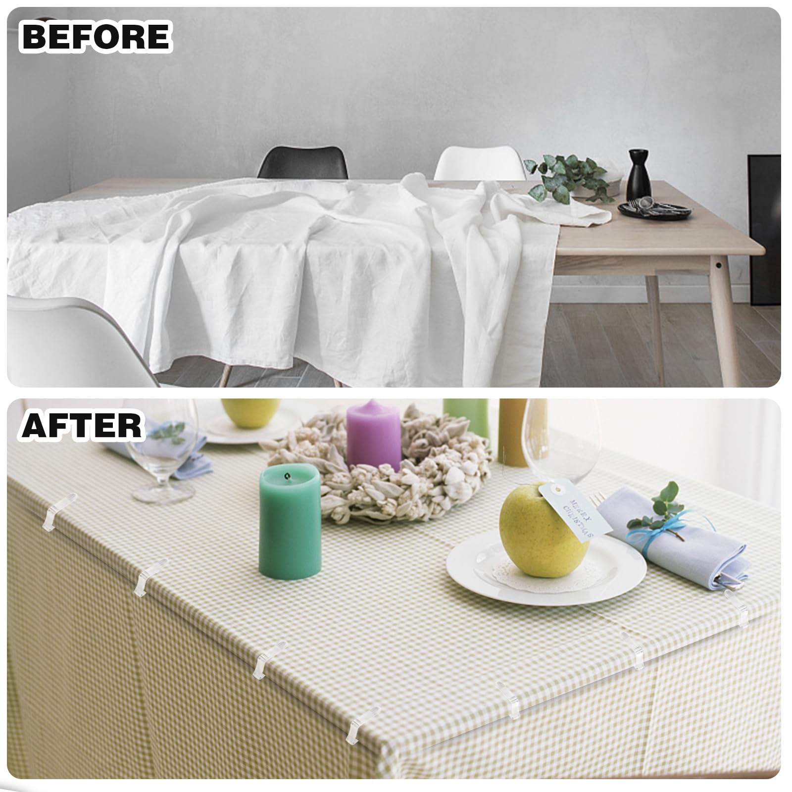 Amazon.com: 48 Pcs Table Cloth Holder Clips Plastic Tablecloth 