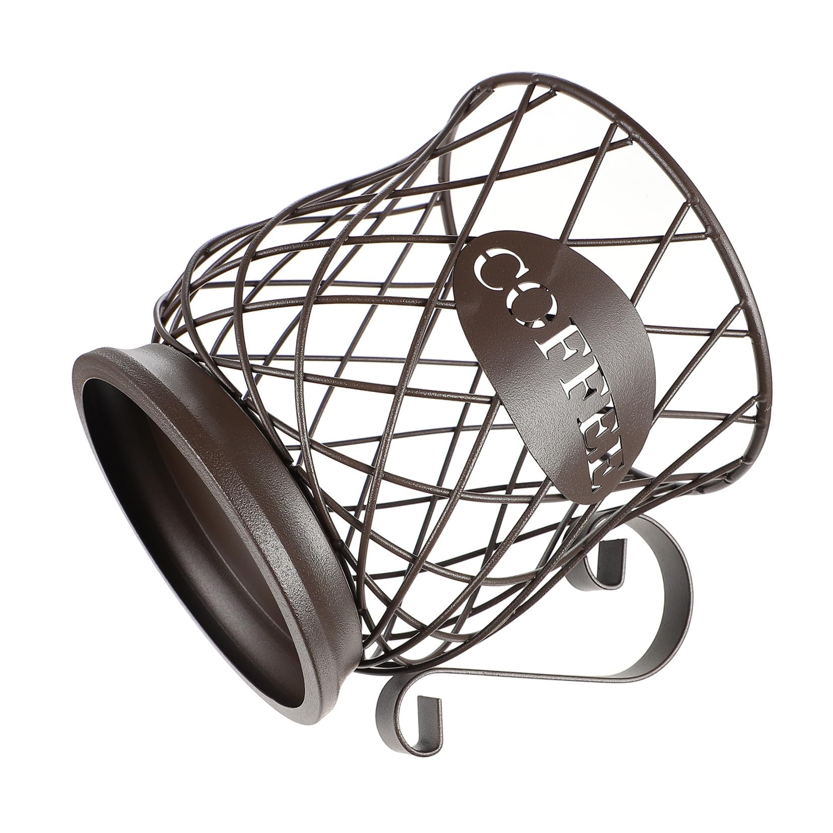 Rangement pratique pour capsules expresso, porte-dosettes SHINEOFI en métal