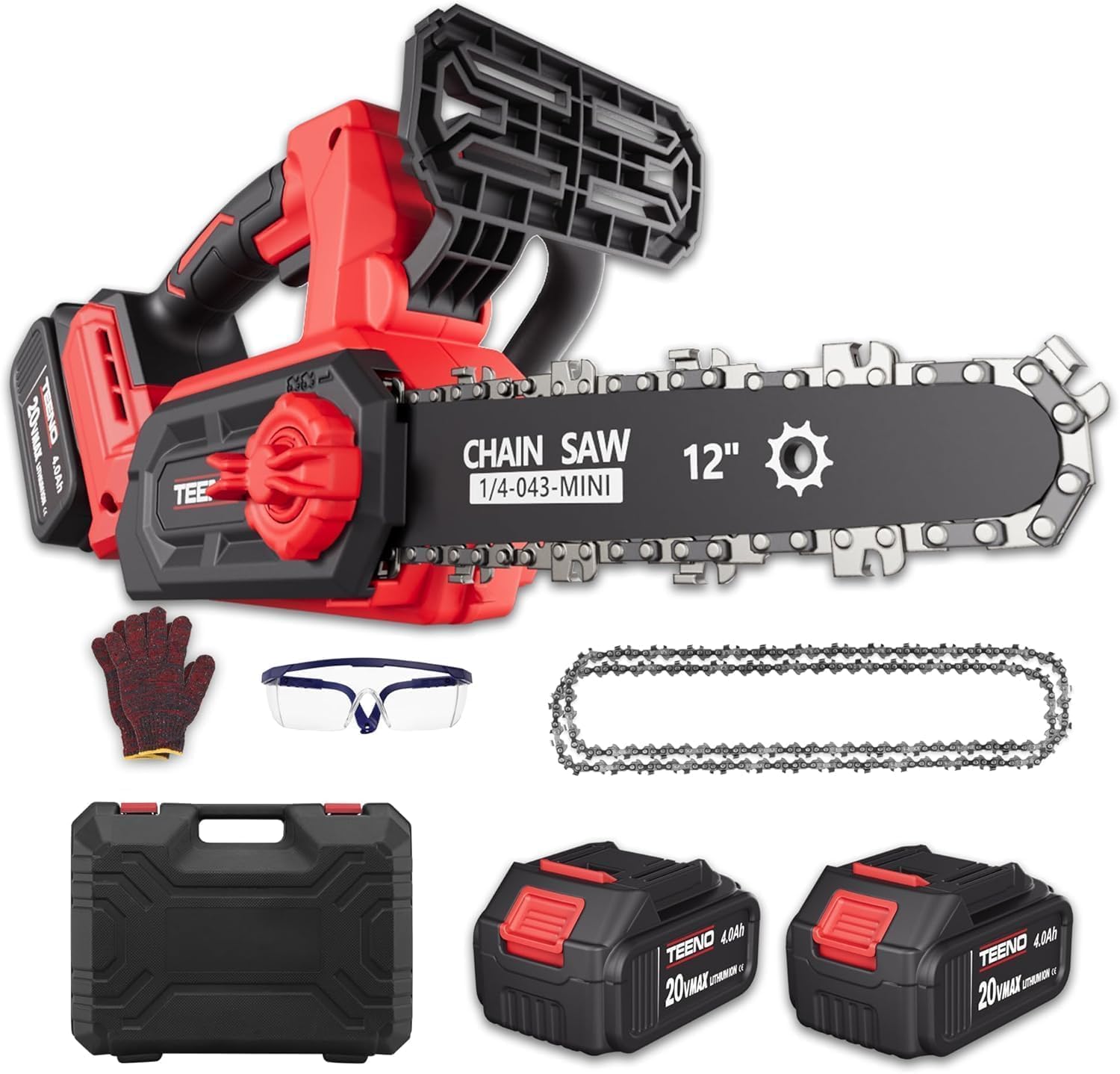 Tronçonneuse à Batterie 12 Pouces sans Fil Moteur Brushless 1200W