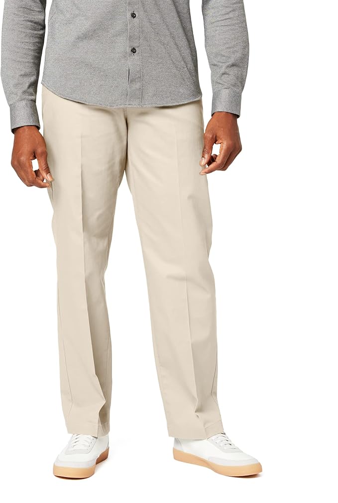Dockers Men's Classic Fit Signature Khaki Lux Cotton Stretch Pants
