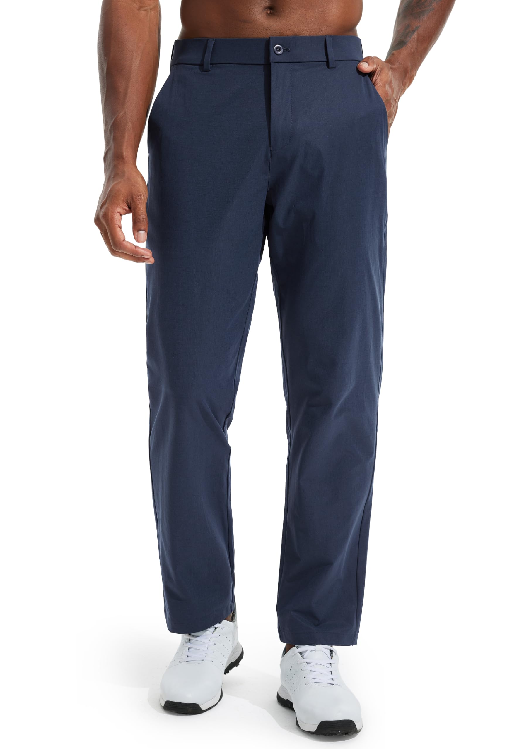 Libin Men's Golf Pants 30"/32"/34" Business Casual Suit Slacks