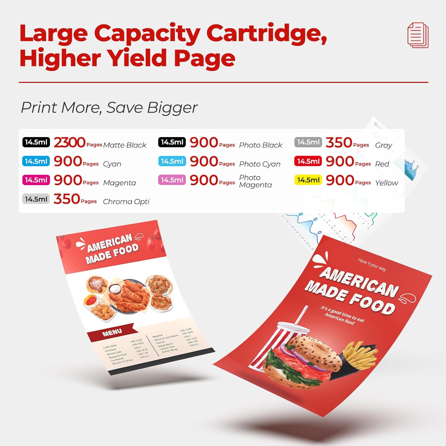 PFI-300 Ink Cartridges imagePROGRAF PRO-300 Compatible with Canon PFI-300 Ink Cartridges Combo Pack Compatible for imagePROGRAF PRO-300 imagePROGRAF PRO300 imagePROGRAF PRO 300 Printers (10-Pack)