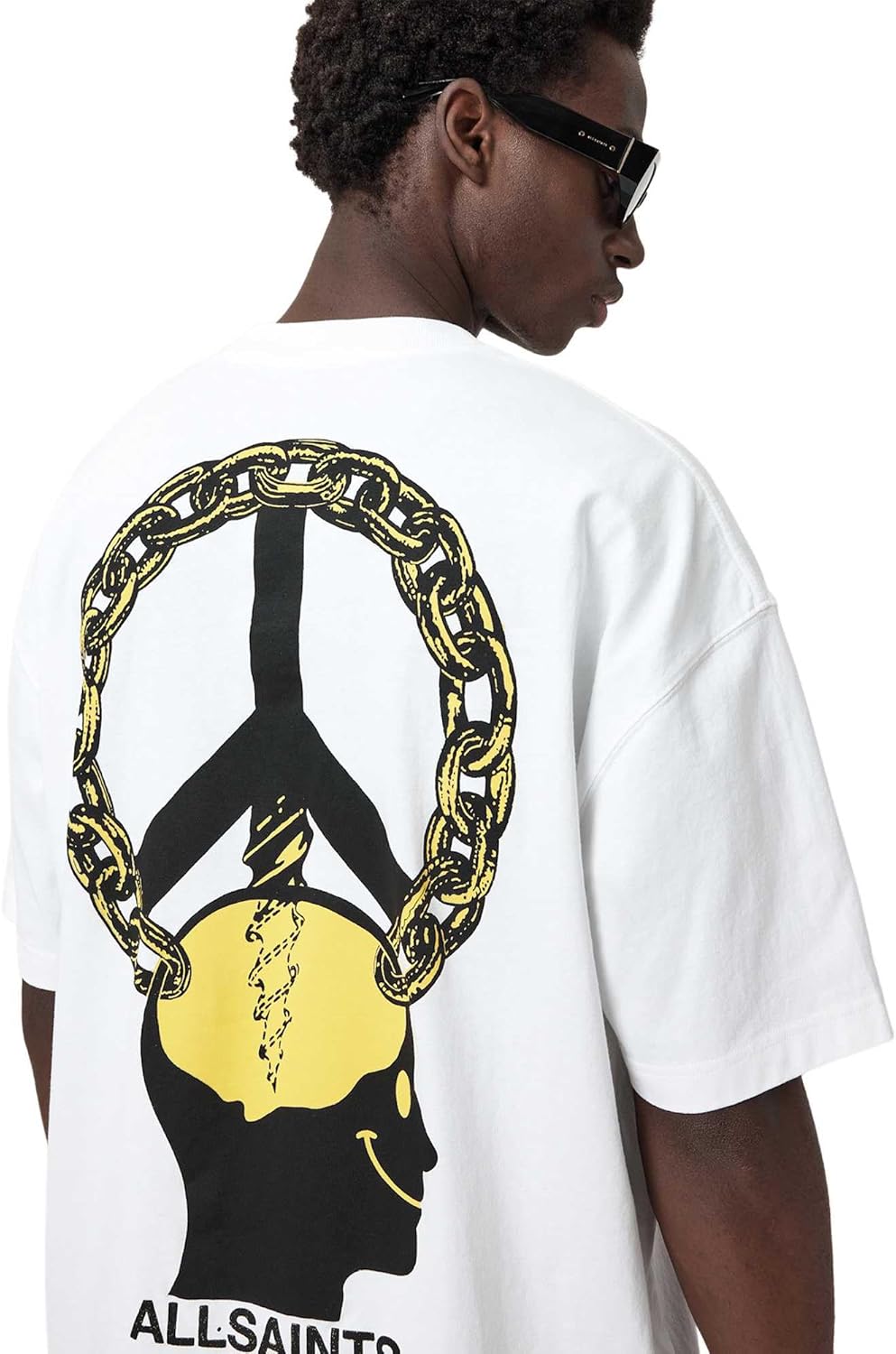 AllSaints Men's Screwed Ss Crew - Image 4