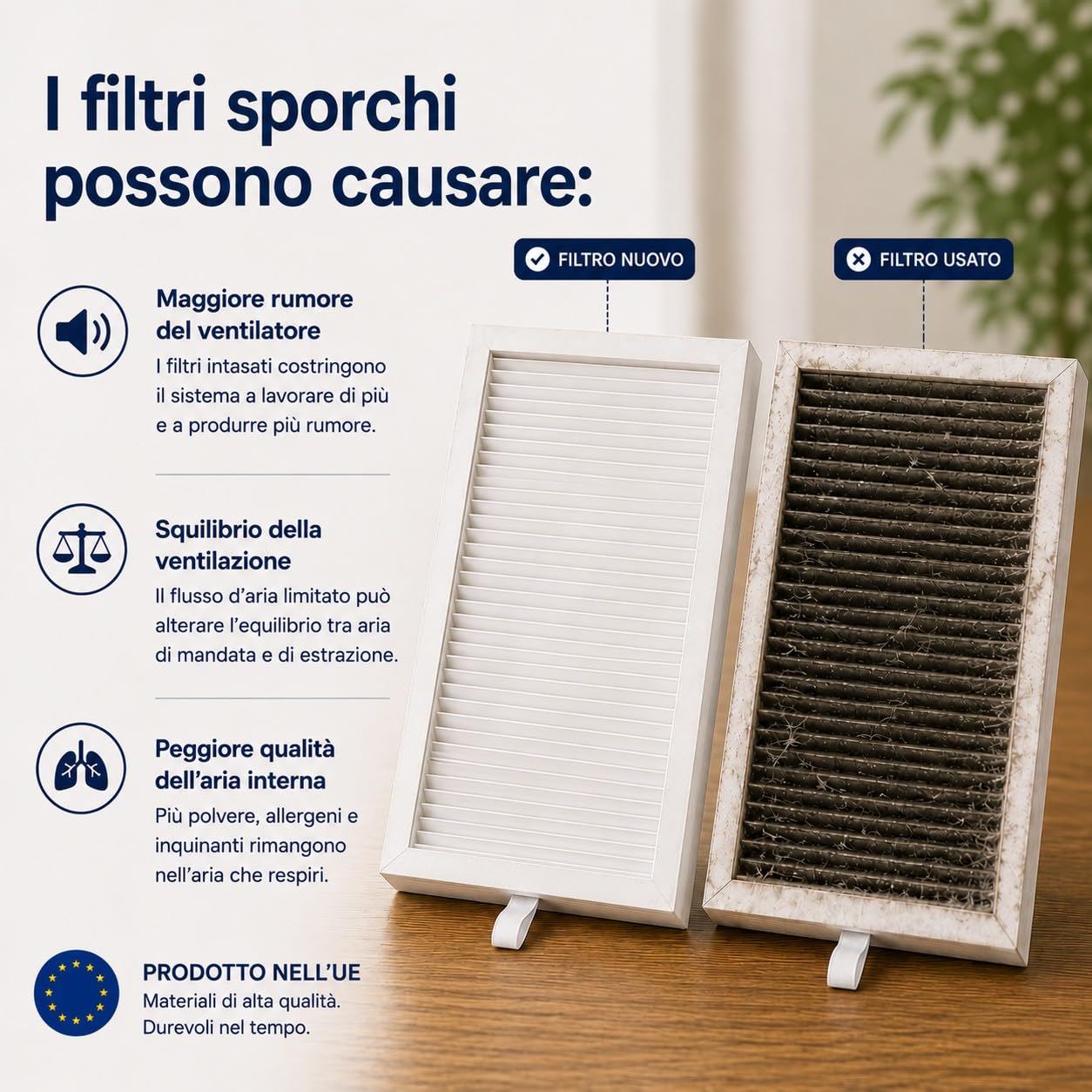 Filtry VMC Salda Smarty 2XP - F7 + G4 - 2 zestawy - 4 filtry