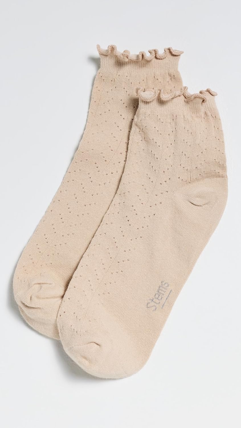 STEMS Women's Pointelle Ankle Socks - Image 2