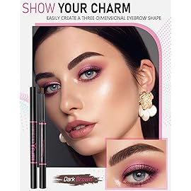 Yfulfill Eyebrow Pencils for Women - Waterproof, Dark Brown