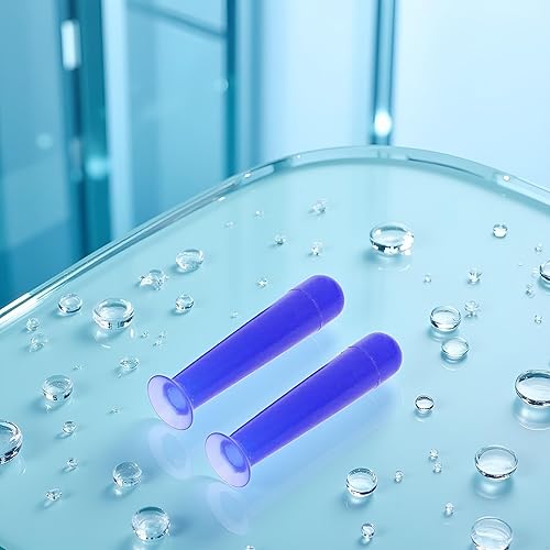 Miniatura 3 de 2 unids azul práctico lentes de contacto de silicona pequeñas ventosas palo RGP insertador removedor casos de lentes de contacto