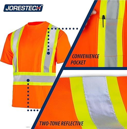 Miniatura 3 de JORESTECH Camisa reflectante de alta visibilidad con diseño atrevido y visibilidad mejorada