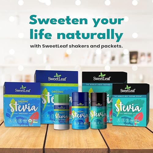 Miniatura 9 de SweetLeaf Edulcorante de stevia natural 70 unidades paquete de 1