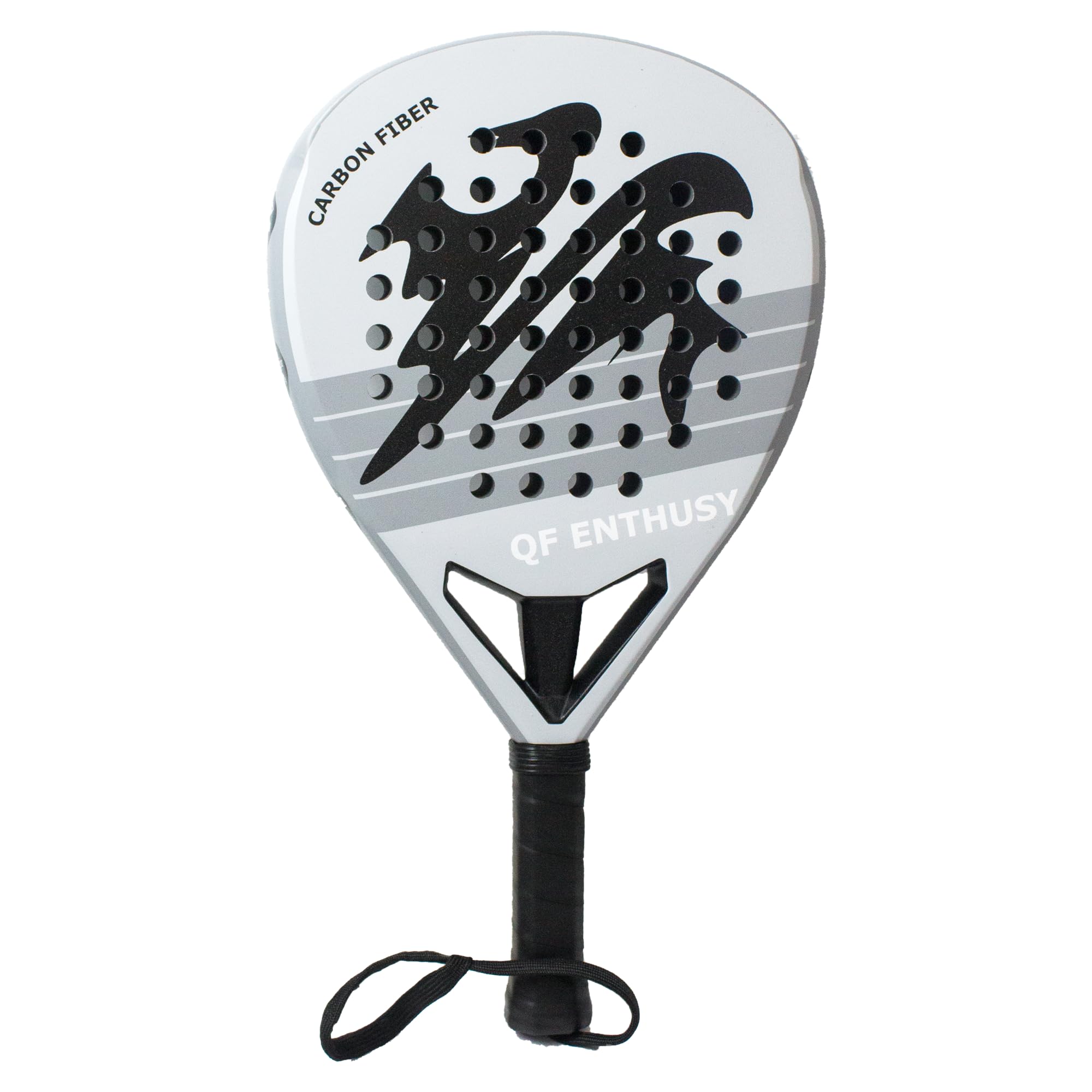 Racchetta da paddle in fibra di carbonio, a forma di diamante, gola migliorata con tre rami, nucleo in schiuma EVA Memory Flex, leggera (Q10 Pro)