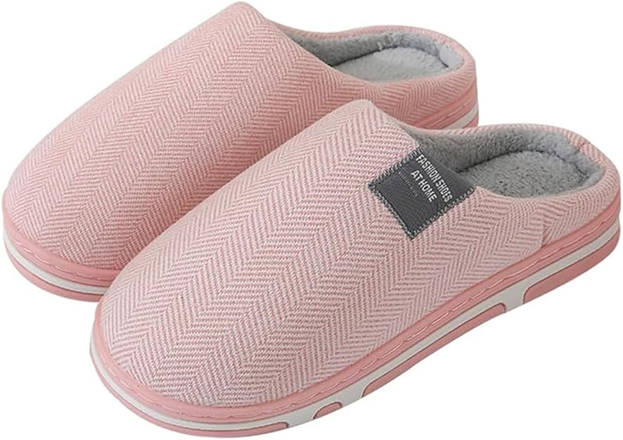 BEMMY Chinelo de Algodão, Chinelos de Algodão para Homens e Mulheres, Chinelos de Algodão da Moda,(Recomenda-se Escolher Um Tamanho Maior)