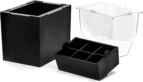 OnTheRocks - Máquina para hacer cubitos de hielo cristalinos, hace cubos grandes y transparentes de 2 pulgadas en casa