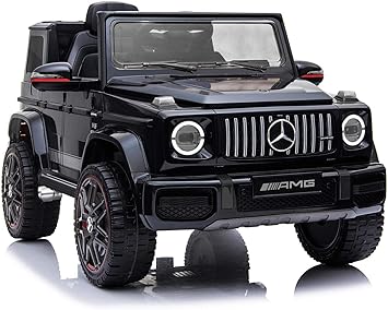 Mercedes Benz G63 Amg Jeep Suv Kinder Elektro Auto Kinderfahrzeug Amazon De Spielzeug