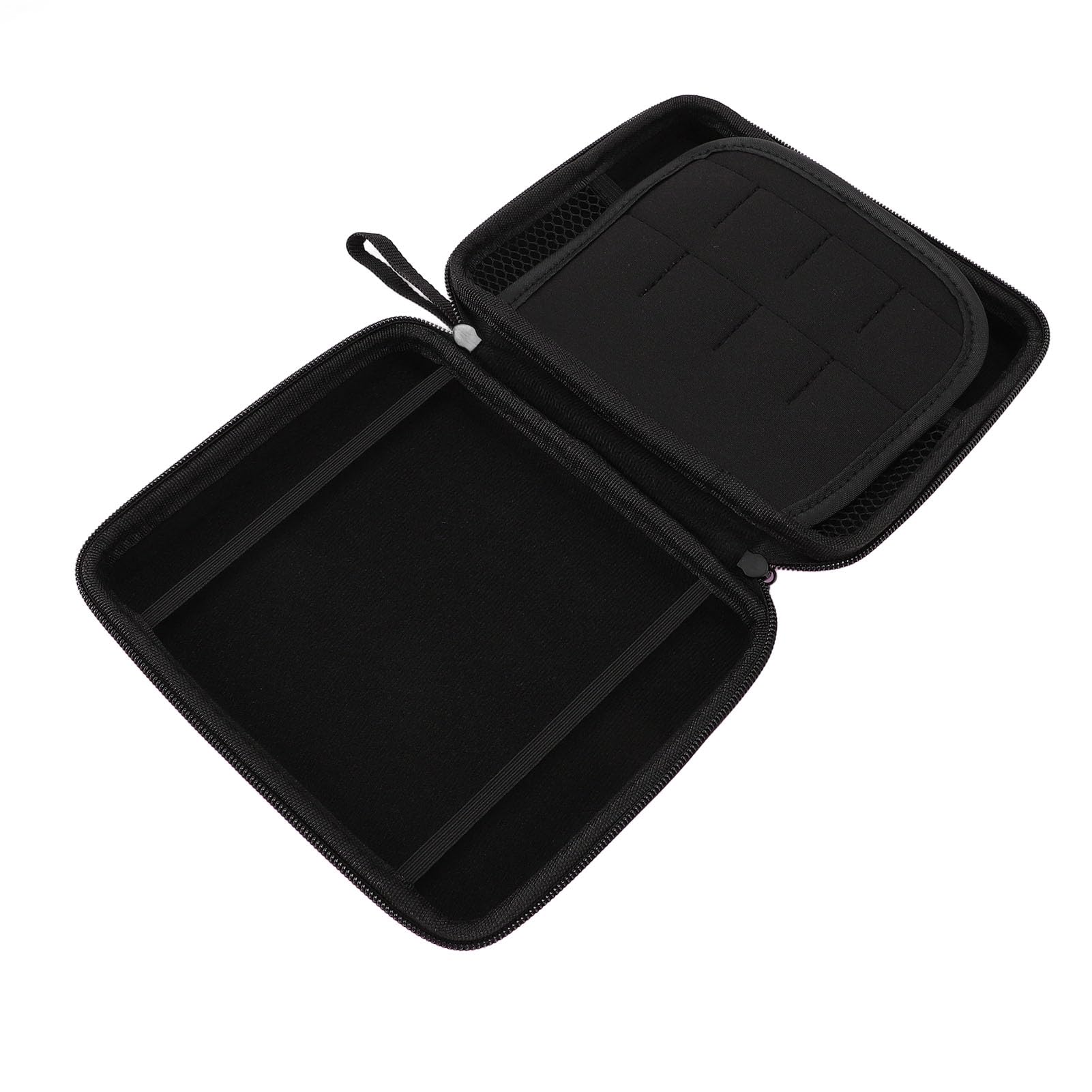TIKATARER Estuche de Transporte Duro de EVA para 2DS, Bolsa de Viaje con 8 Soportes para Tarjetas de Juego, Bolsa de Almacenamiento para Consola a Prueba de Golpes y Polvo, Ideal para Accesorios 2DS