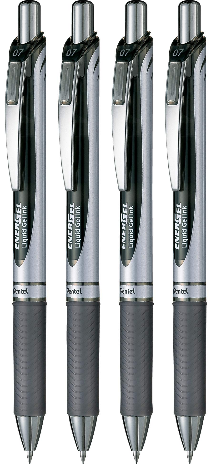 Pentel BL77 Energel XM scatto 0,7mm nero 4 pz