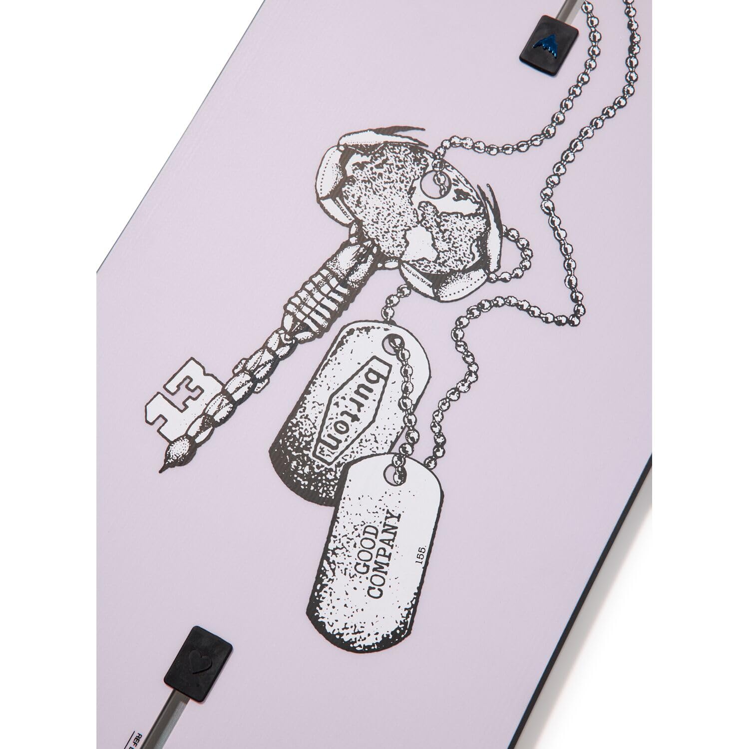 Burton Good Company Camber Graphic Snowboard Herren – Größe 155 – Violett