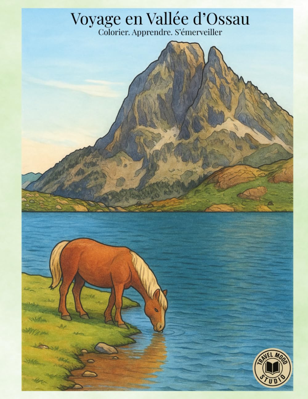 La Vallée d’Ossau à colorier: Un carnet de coloriage illustré et commenté, entre patrimoine, nature et passions locales (Voyages & Évasion)