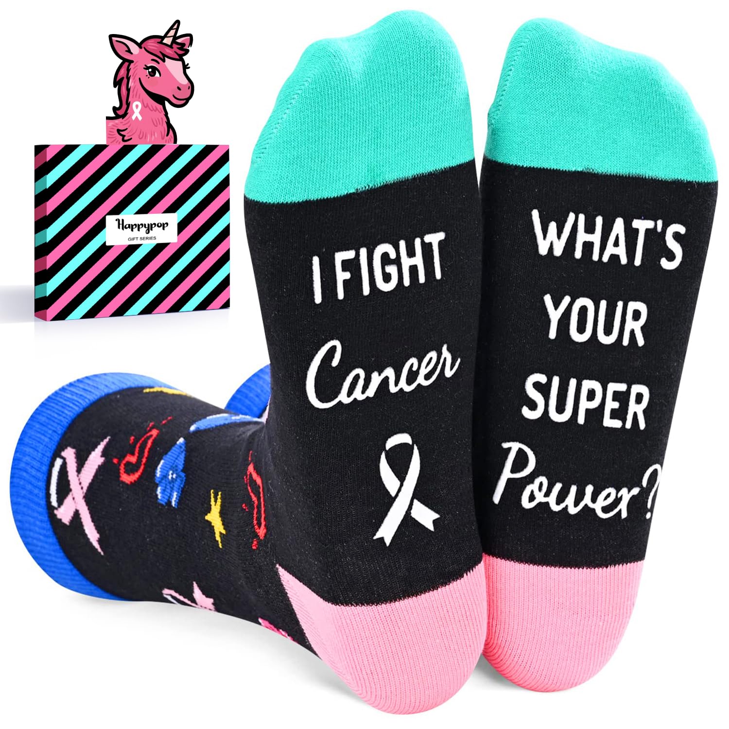 HAPPYPOP Get Well Soon Gifts - after Surgery Socks for Women Men, Chemo Care Gift