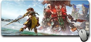 MASIPICKS - XXL Size Anime & Gaming Mouse Pad [Rubber Base] | Mouse Pad (31 x 12 Inches) 3mm Mouse Pad (Horizon Zero Dawn ... Price In India