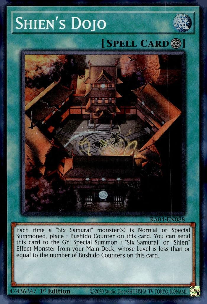Shien's Dojo - RA04-EN088 - Super Rare - 1st Edition