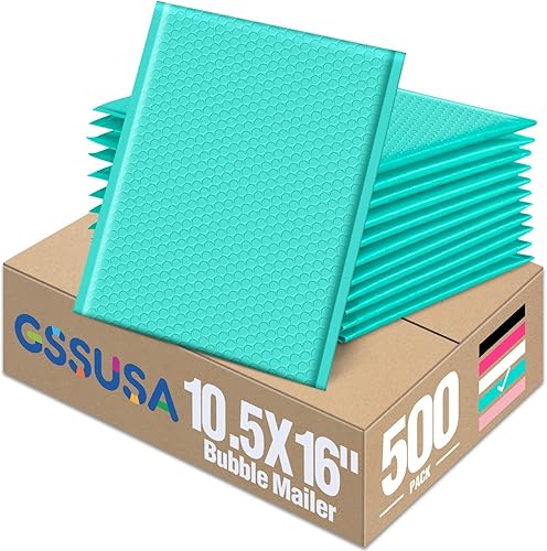 Miniatura 122 de GSSUSA - Sobres acolchados de polietileno de 6” x 10”, sobres de burbujas, bolsas sobres para envíos de pequeños paquetes, bolsa de envío, paquete