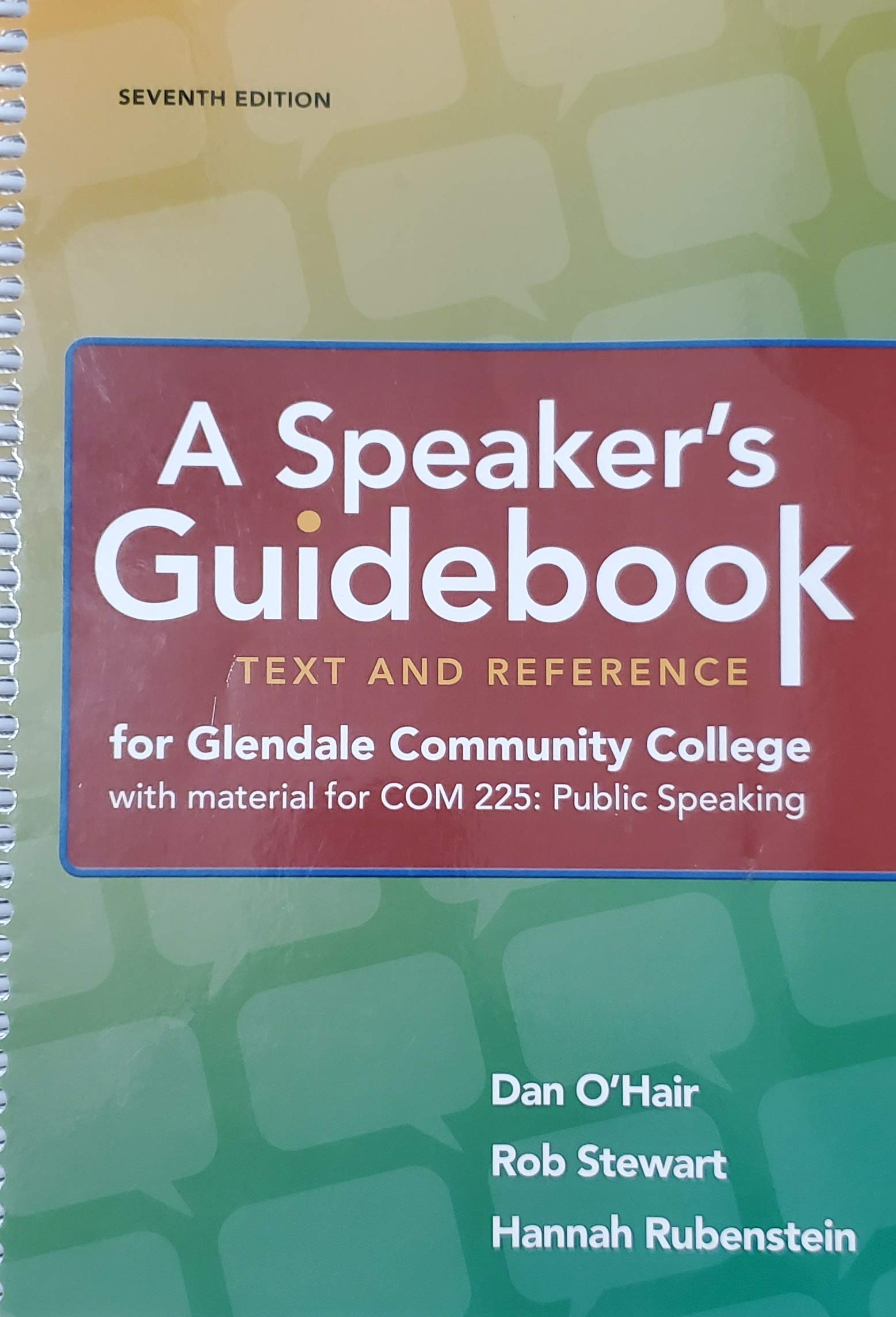 A Speaker's Guidebook: Text and Reference (GCC Custom), 7th edition