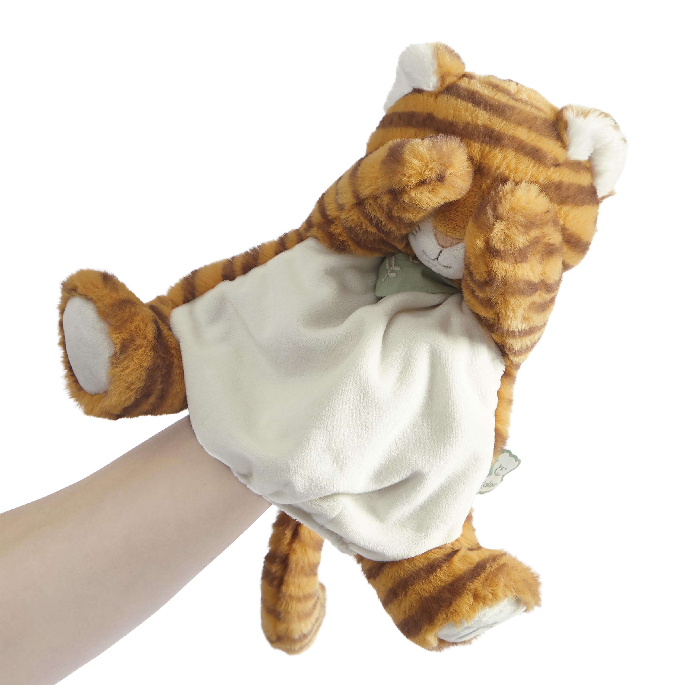 Kaloo - Les Amis - Papaye The Tiger Puppet Comforter for Babies - 24 cm - Ultra-Soft Material - 0 Months +, K224005 - Image 3