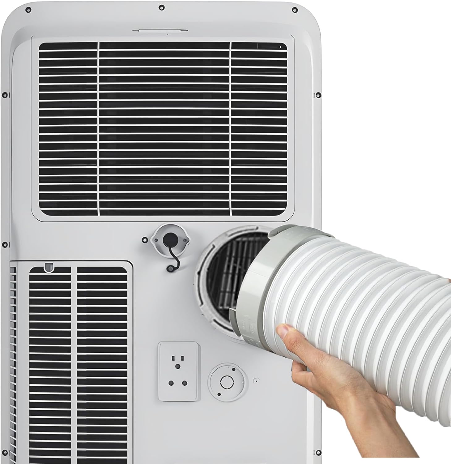For 5.9 Inch Exhaust Duct Interface For Portable Air Conditioner Exhaust Hose Tube Connector