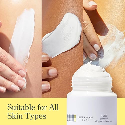 Miniatura 11 de Beekman 1802 Crema corporal batida – Hidrata y suaviza la piel con leche de cabra, mantequilla de semillas de mango y vitamina E – 8 oz – Vanilla