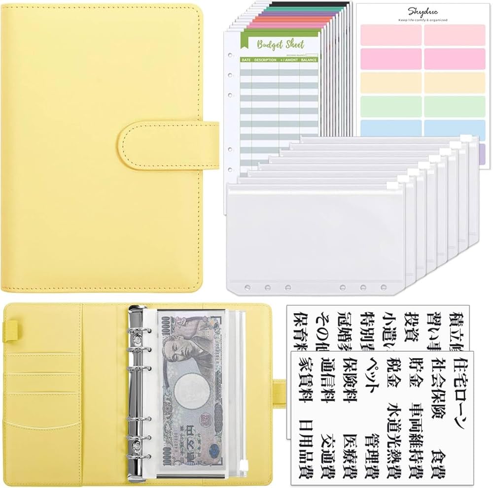 積立貯金︎チェックシート付きリフィルA6 リフィル貯金 お金管理