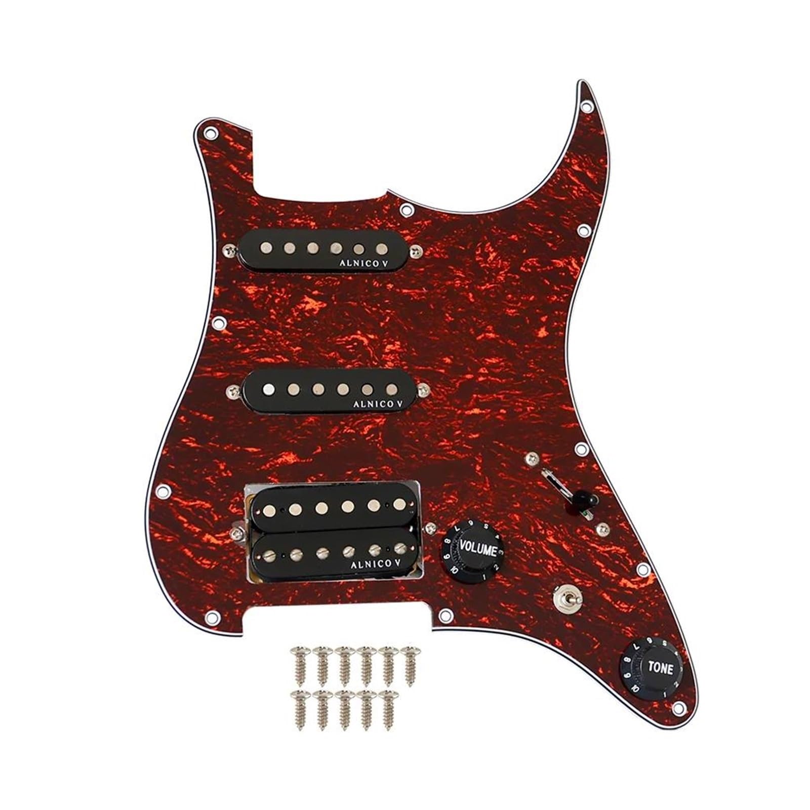 Części Pickguardów Do Gitary Elektrycznej Maskownica SSH Z Przetwornikiem Gitarowym Alnico 5