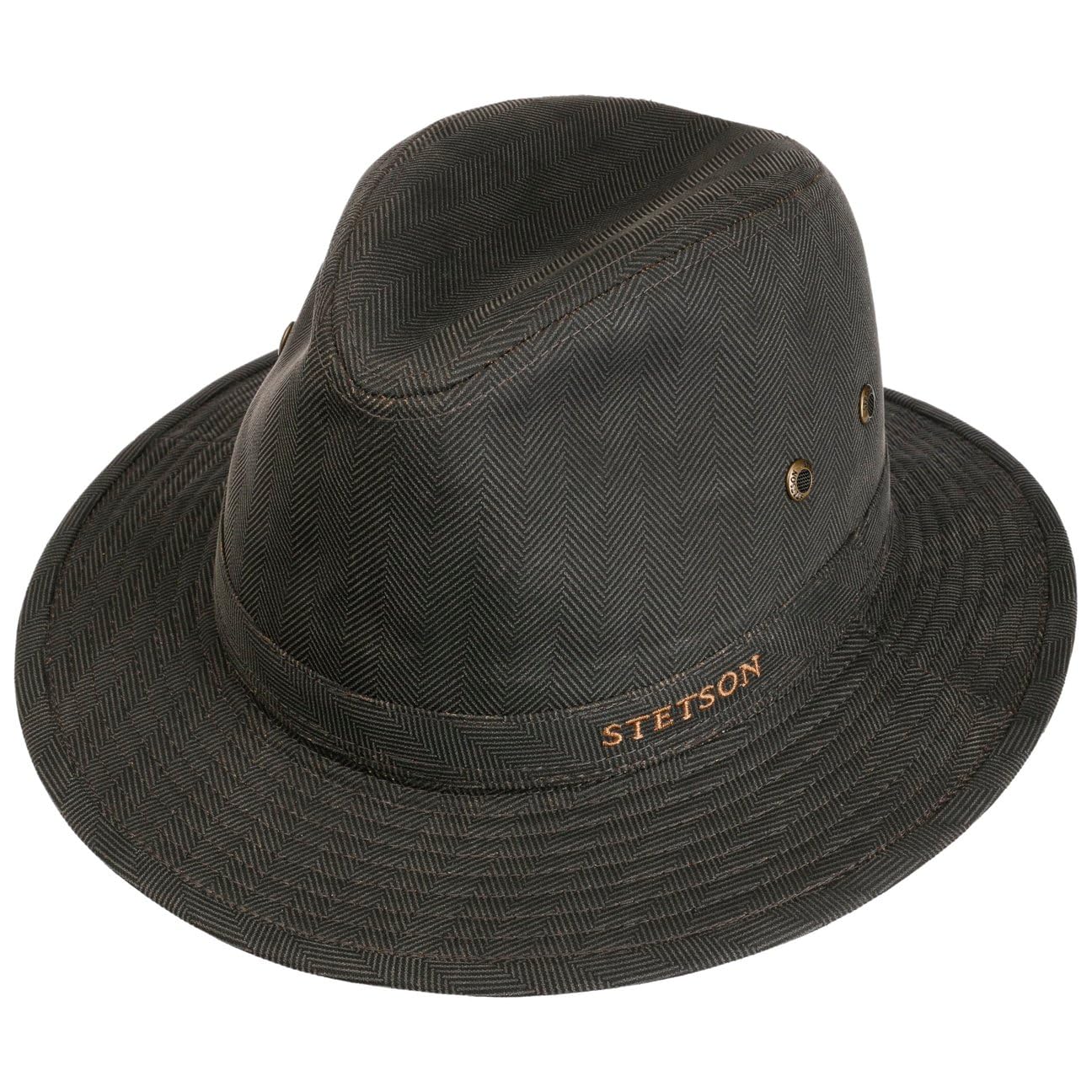 Stetson Traveller Cappello Spina di Pesce Multicolore Fascia in Tessuto Uomo Autunno Inverno