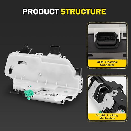 Miniatura 6 de 5421813 Actuador de bloqueo de puerta delantera izquierda del lado del conductor compatible con Ford Explorer F-150 Lobo Taurus Lincoln Mark LT,