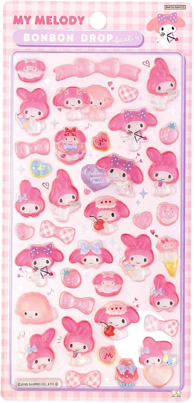 サンスター文具(Sun-Star Stationery) サンリオキャラクター シール ボンボンドロップシール マイメロディ S8812110
