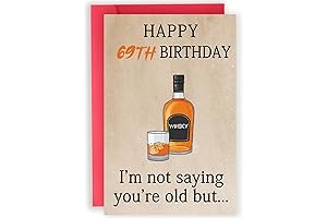 Funny 69th Birthday Cards Gifts for Men Women