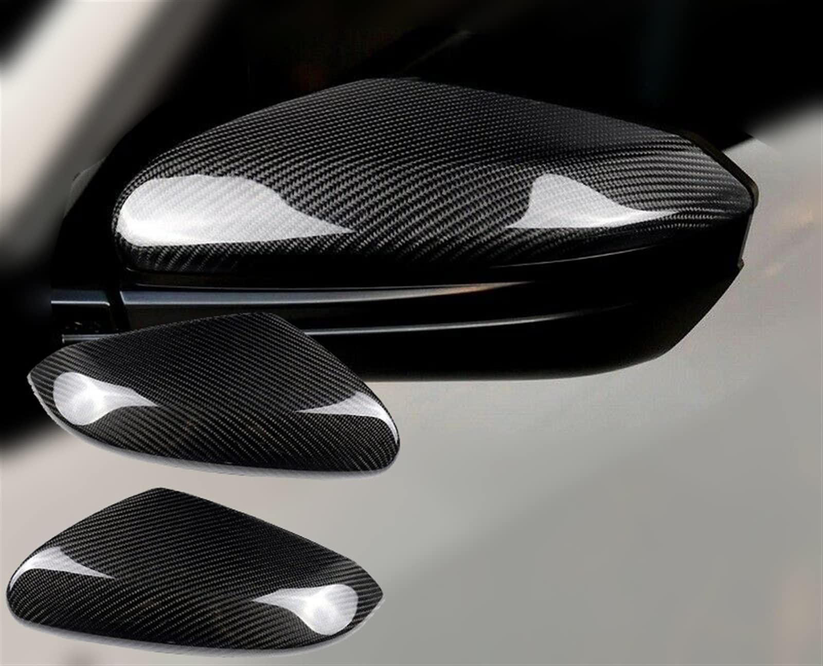 Coque rétroviseur en carbone véritable pour Civic 10 de style sport