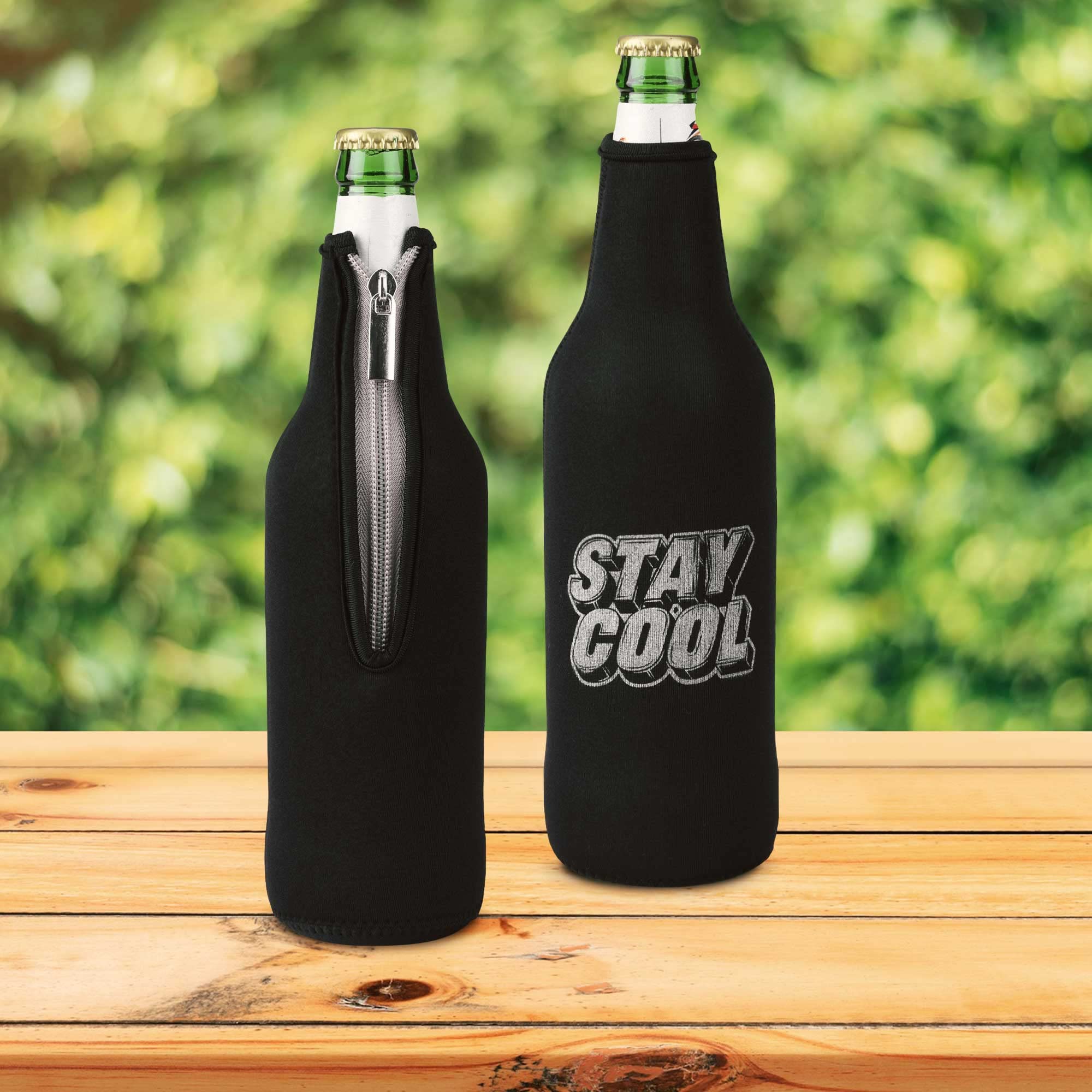 kwmobile Set de 2 Fundas enfriadoras de Botellas - para Botella de 330-500ml - Mantén tu Botella fría - Stay Cool