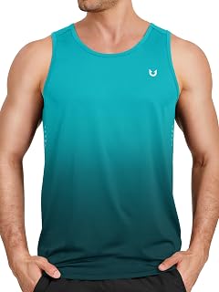 NORTHYARD Men's Tank Top Workout Lightweight Sleeveless Shirt for Running | Gym, UPF50+ protection, moisture-wicking, quick-dry, 4-way stretch, vented back, reflective logos, Tagless relaxed fit
