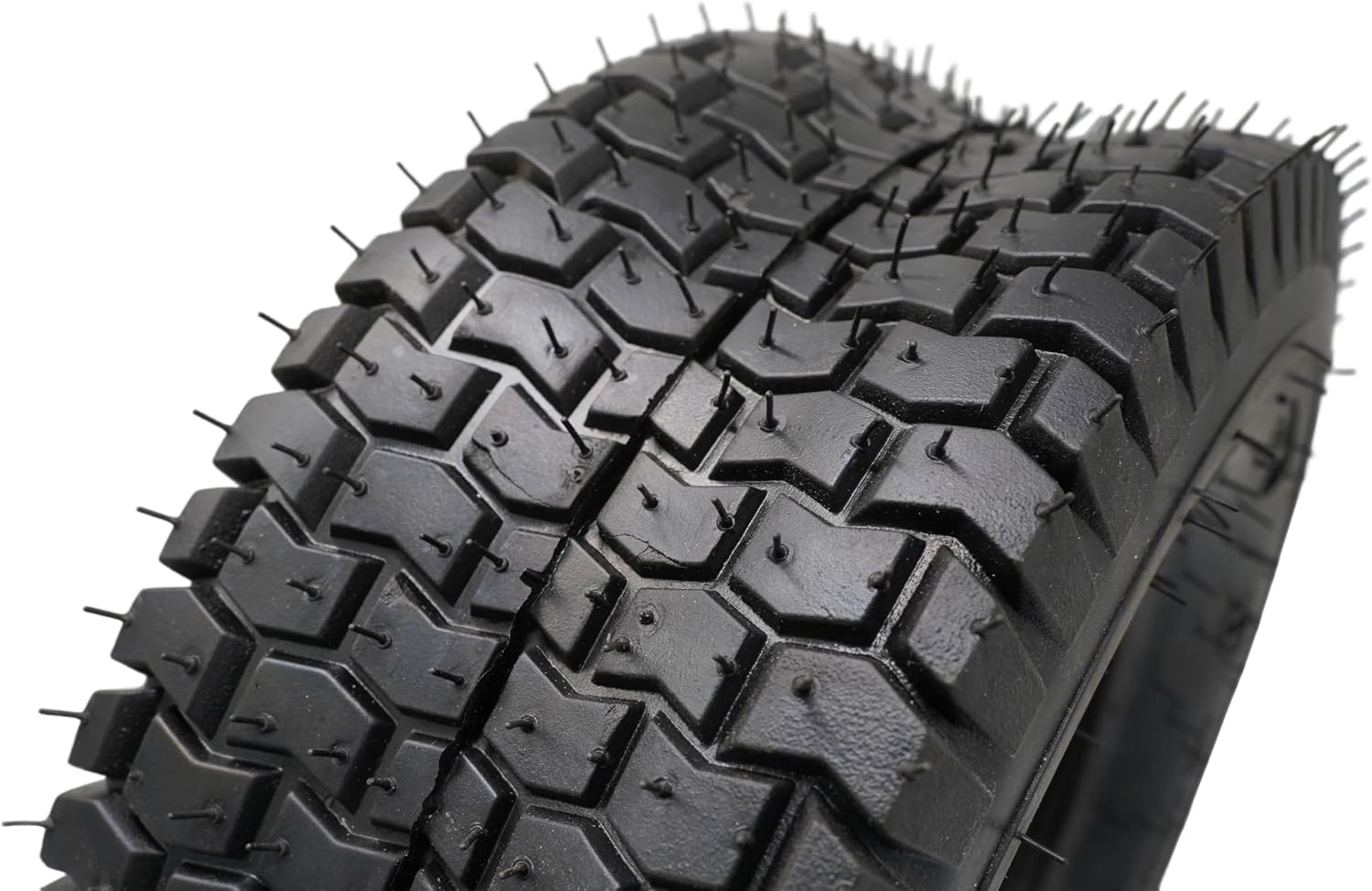 13x5.00-6 4PR Tire and Tube Set, 350 lbs Load Capacity 13x5x6 Tire & Tube for Riding Lawn Mowers and Utility Carts with TR13 Straight Valve & Turf Tread Inner Tube for All-Traction