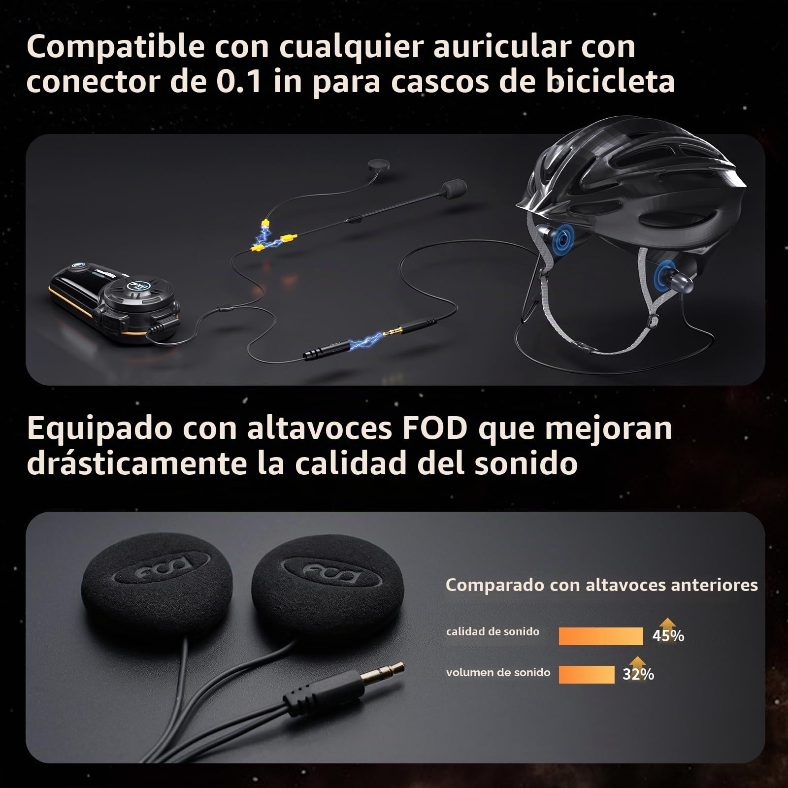 Amazon.com: Fodsports FX8 PRO - Intercomunicador Bluetooth para