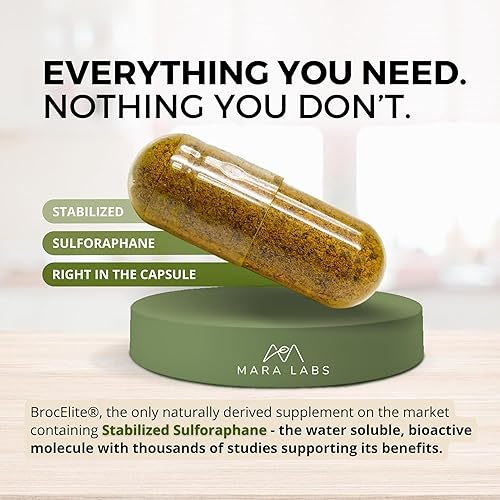 Miniatura 7 de Plus - Suplemento de brócoli con extracto de sulforafano estabilizado, salud cardíaca, apoyo articular, salud inmunológica y suplemento cognitivo,