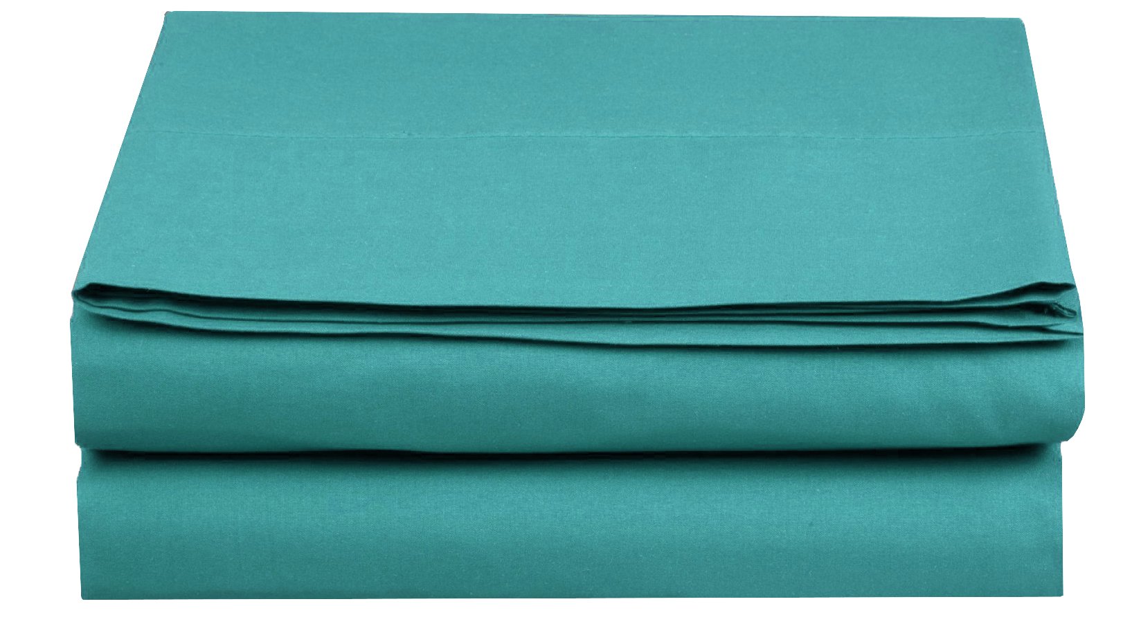 Elegant Comfort Wrinkle-Free 1500 Premier Hotel Quality 1-Piece Flat Sheet, Full Size, Turquoise