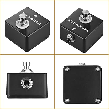 Guitar Footswitch Pedal TAP SWITCH PEDAL, Single Momentary Footswitch, for time-based effects Pedal and Muti-effects Pedal