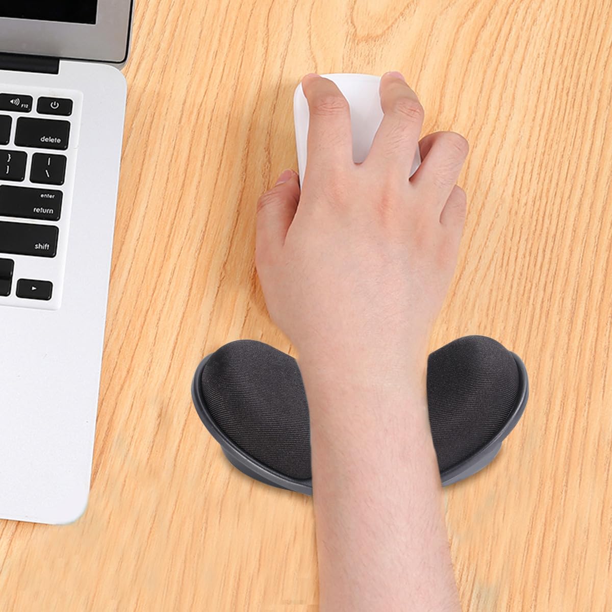 STOBOK 3pezzi Per Mouse e Tastiera Poggiapolsi Memory Foam Cuscino Anti-fatica Per Per Comfort Ottimale